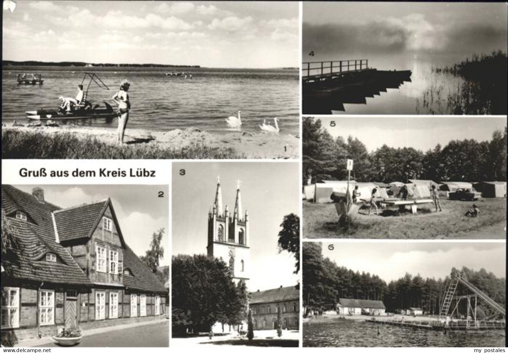 41522064 Luebz Plauer See Heimatmuseum Klosterkirche Zeltplatz Luebz - Lübz