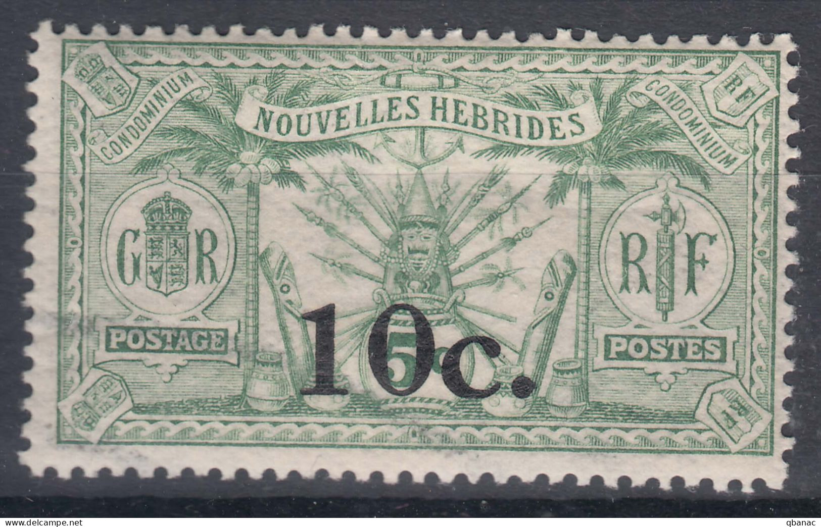 New Hebrides Nouvelles Hebrides 1924, Watermark RF In Sheet Yvert#73 Mint Never Hinged (sans Charniere) - Neufs