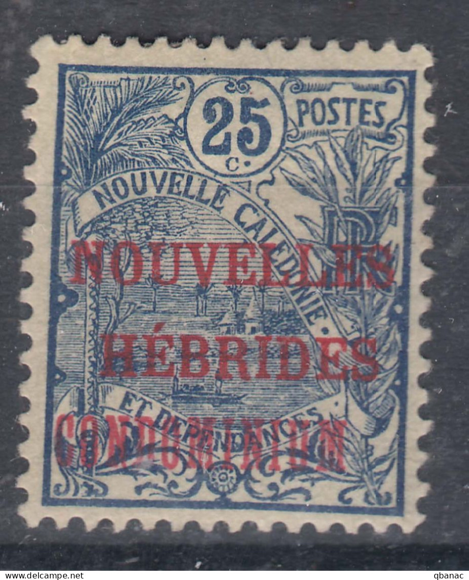 New Hebrides Nouvelles Hebrides 1910 Yvert#17 Mint Hinged (avec Charniere) - Neufs
