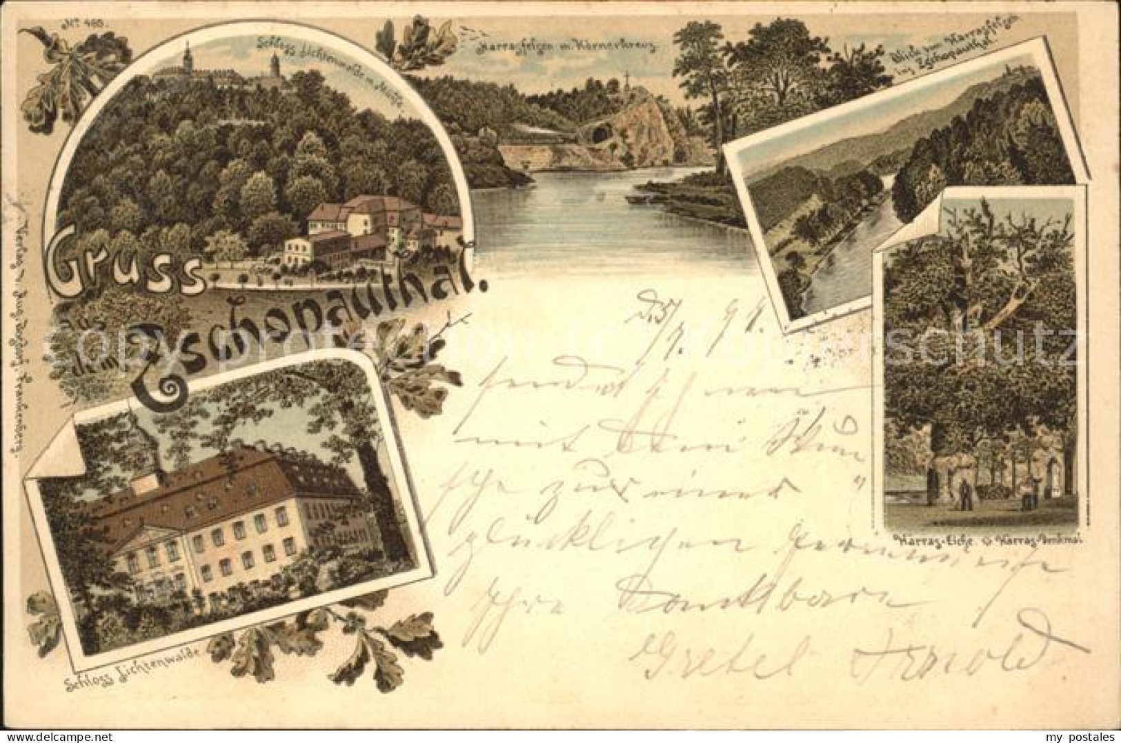 41516921 Zschopautal Schloss Lichtenwalde Mit Muehle Zschopautal - Zschopau