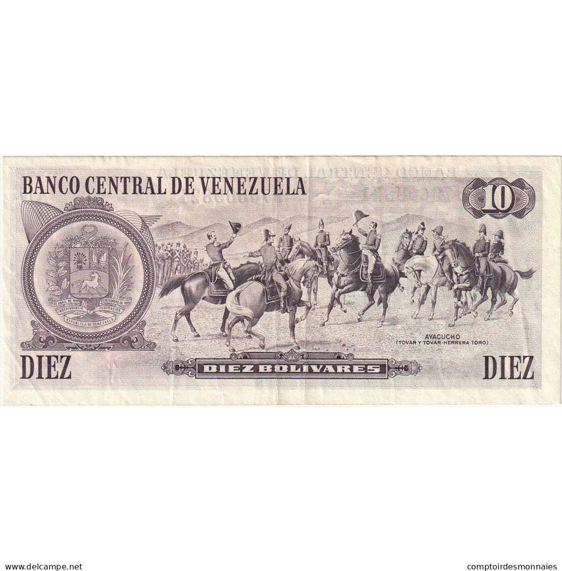 Billet, Venezuela, 10 Bolívares, 1981, 1981-10-06, KM:60a, TTB+ - Venezuela