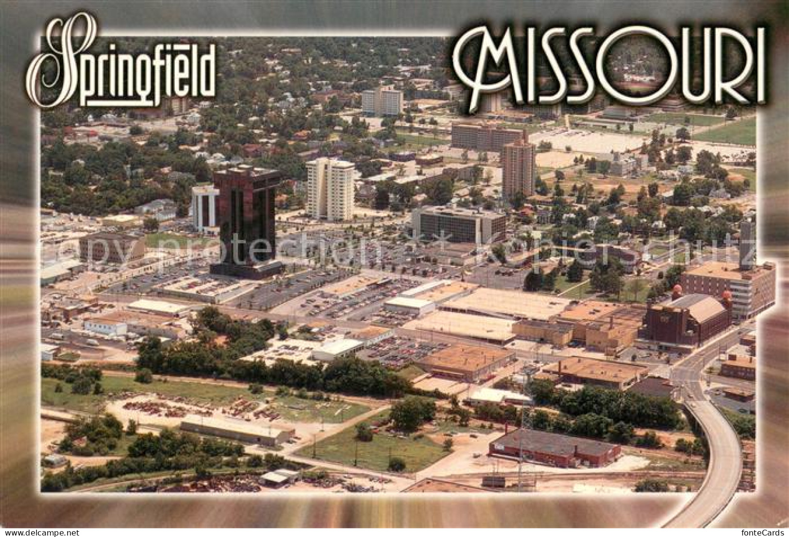 73745965 Springfield_Missouri Queen City Of The Ozarks Aerial View - Sonstige & Ohne Zuordnung