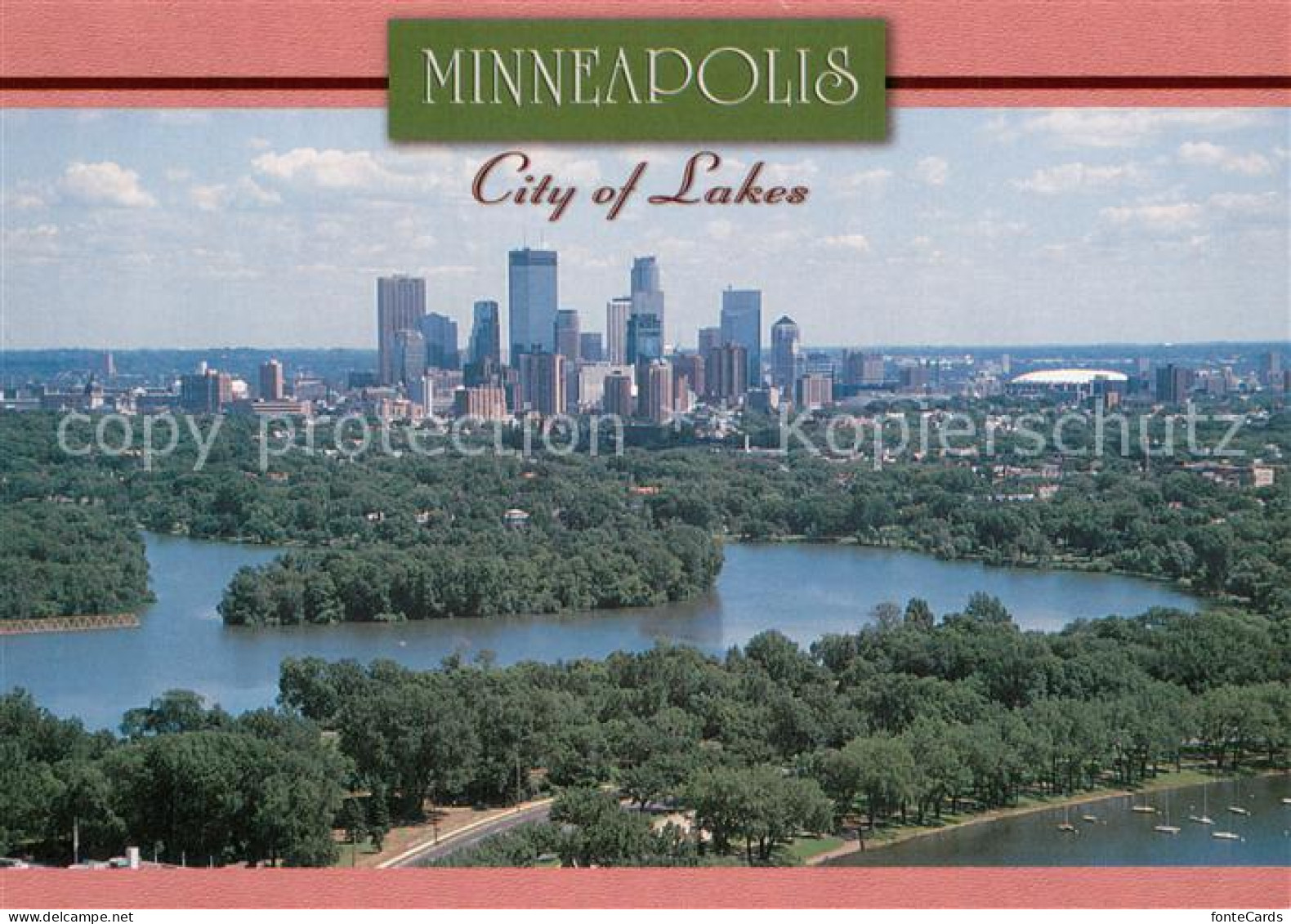 73745963 Minneapolis_Minnesota City Of Lakes Aerial View - Sonstige & Ohne Zuordnung