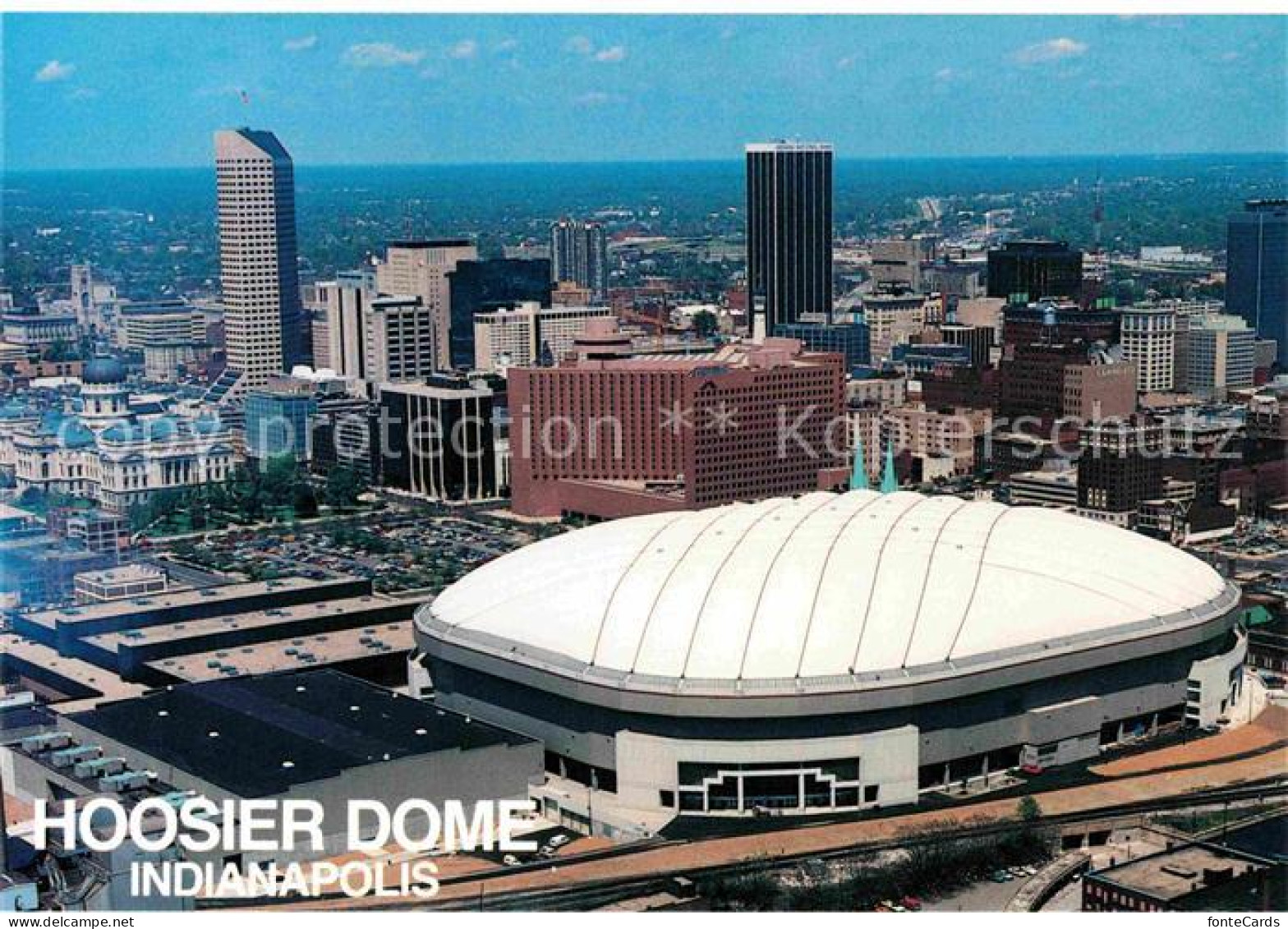 72707589 Indianapolis Fliegeraufnahme Hoosier Dome - Autres & Non Classés