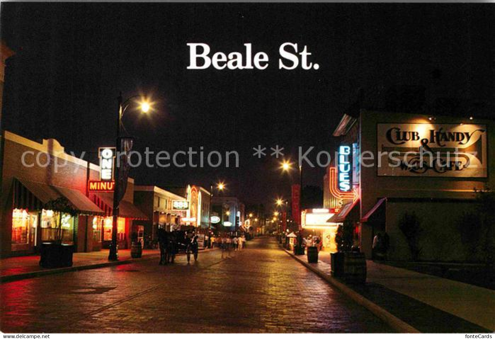 72706877 Memphis_Tennessee Beale Street Bei Nacht - Other & Unclassified