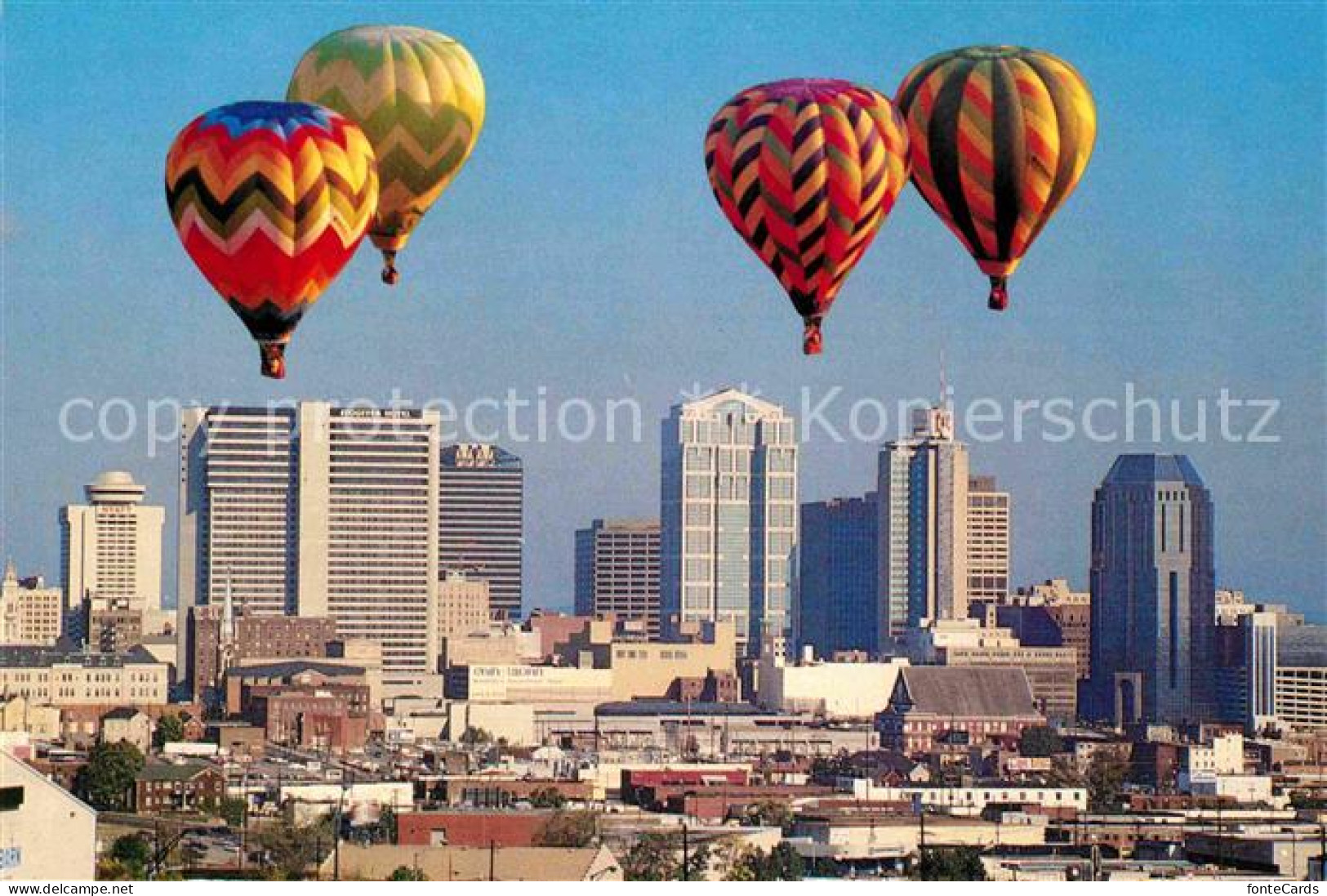 72706875 Nashville_Tennessee Skyline Mit Heissluftballons - Sonstige & Ohne Zuordnung