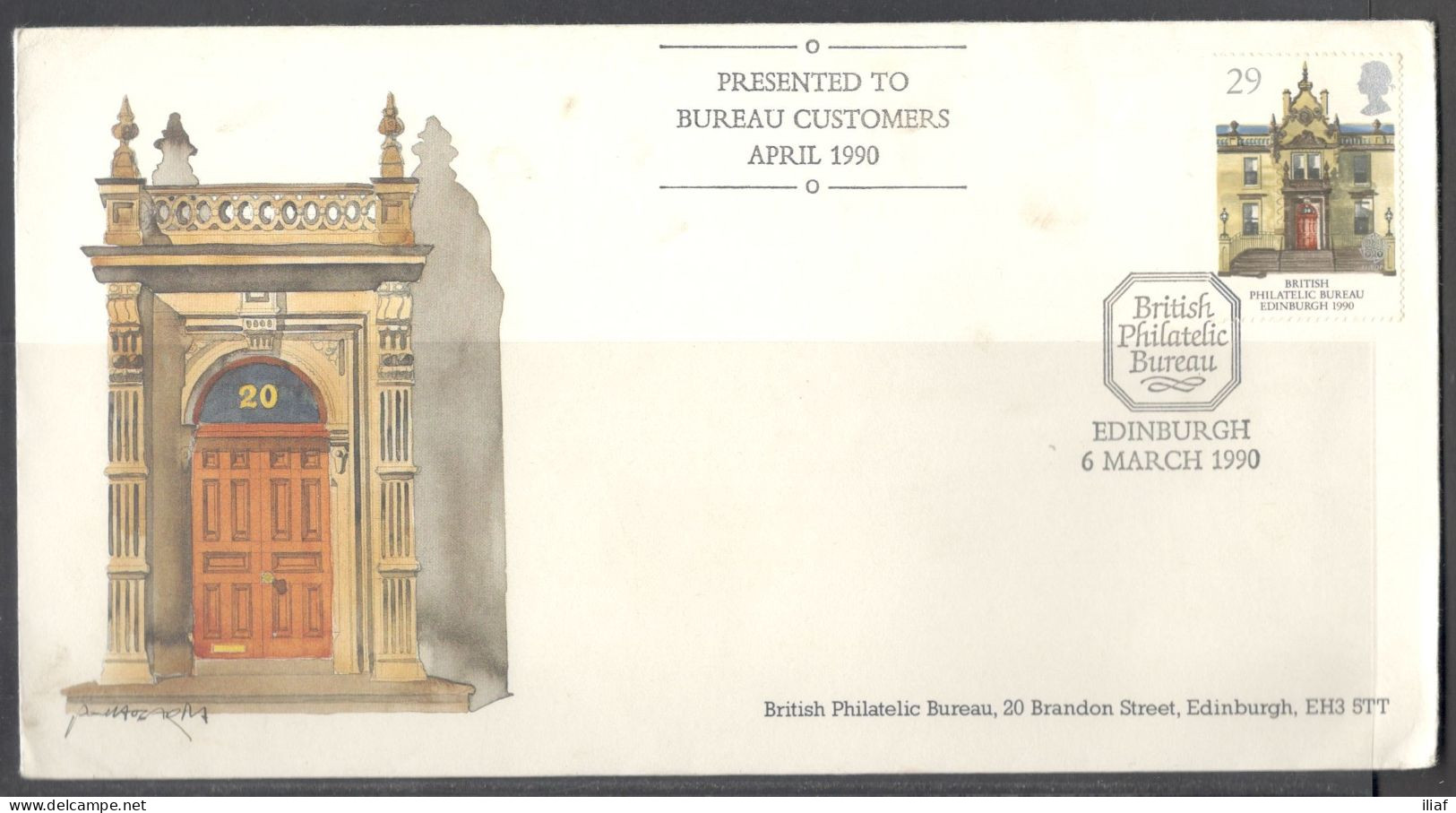 Great Britain - United Kingdom.   British Philatelic Bureau.  Special Cancellation On Special Cover. - Briefe U. Dokumente