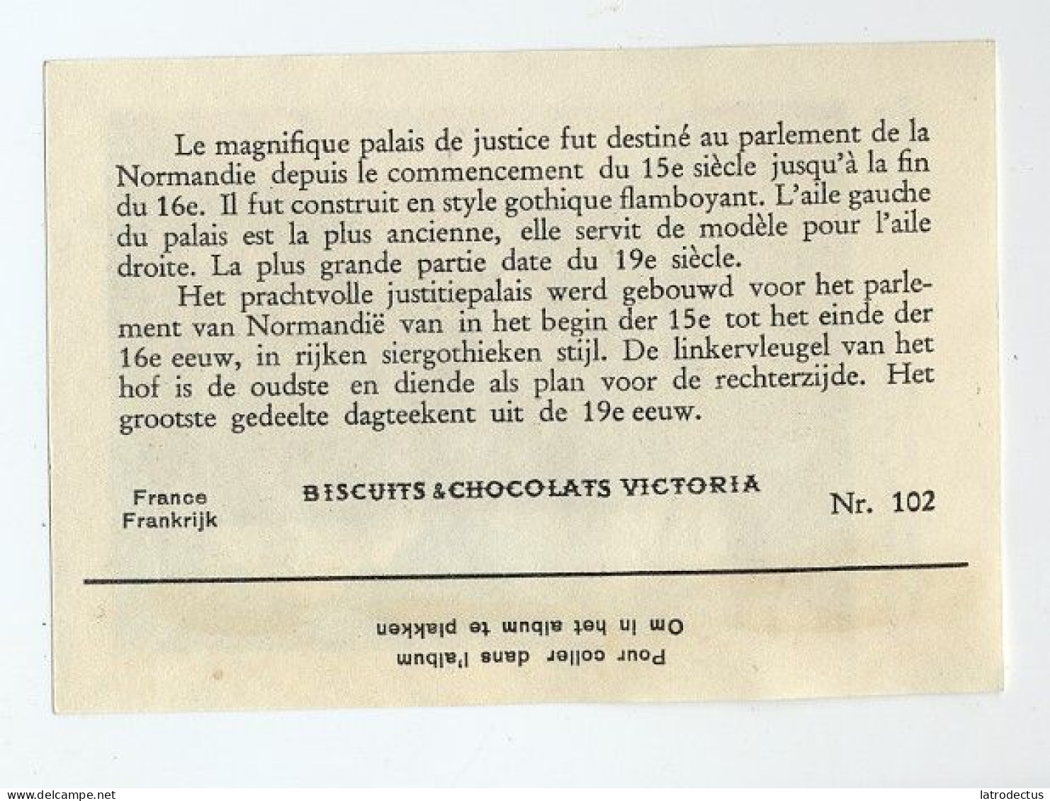 Victoria (1937) - 102 - France, Rouen - Victoria