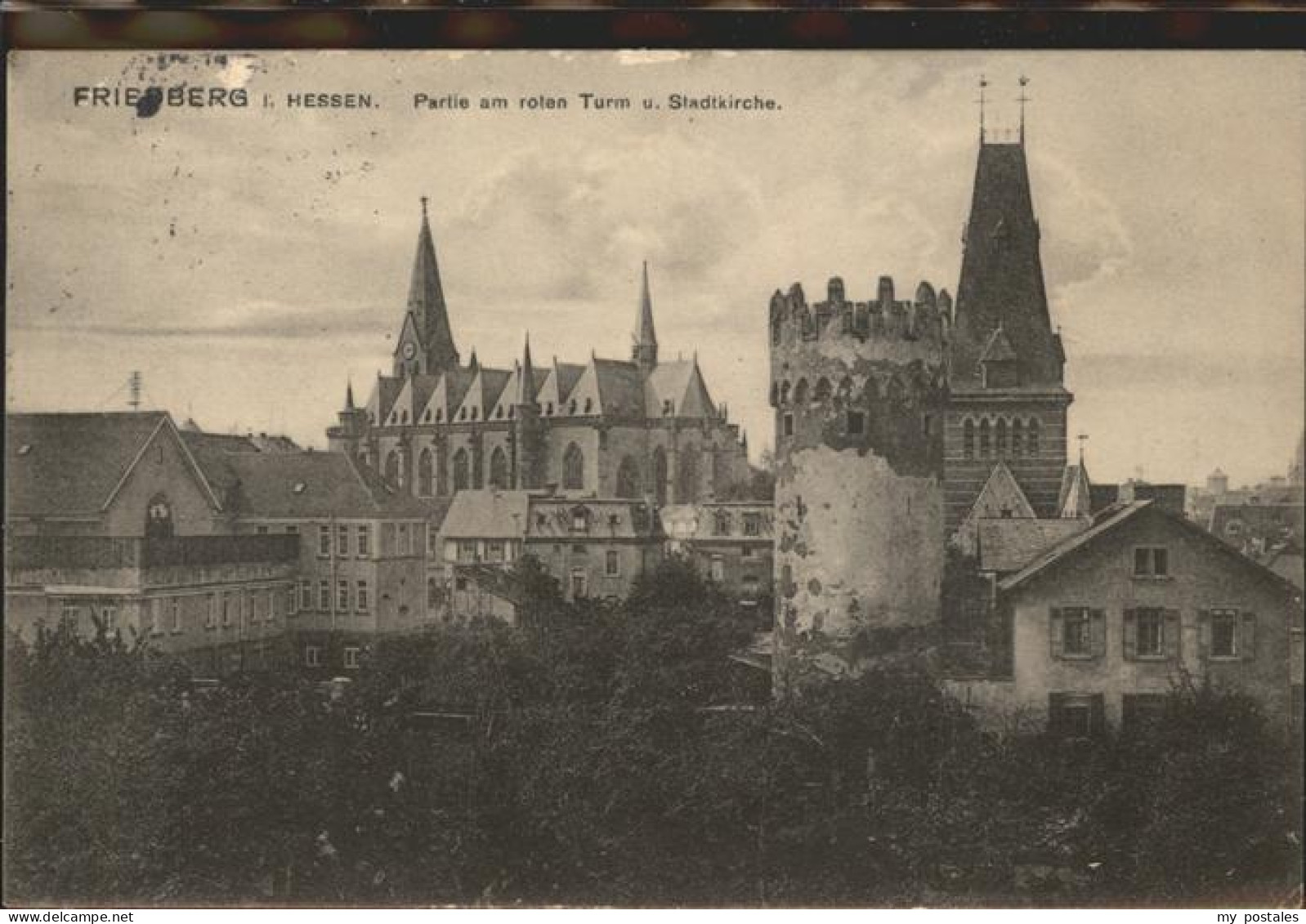 41515170 Friedberg Hessen Am Roten Turm Stadtkirche Friedberg - Friedberg