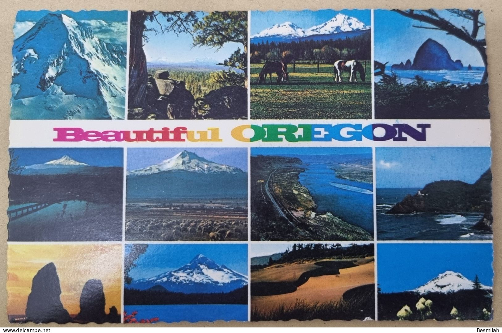 USA Oregon Post Card (Selection From Around The State) Printed 1978 New - Portland