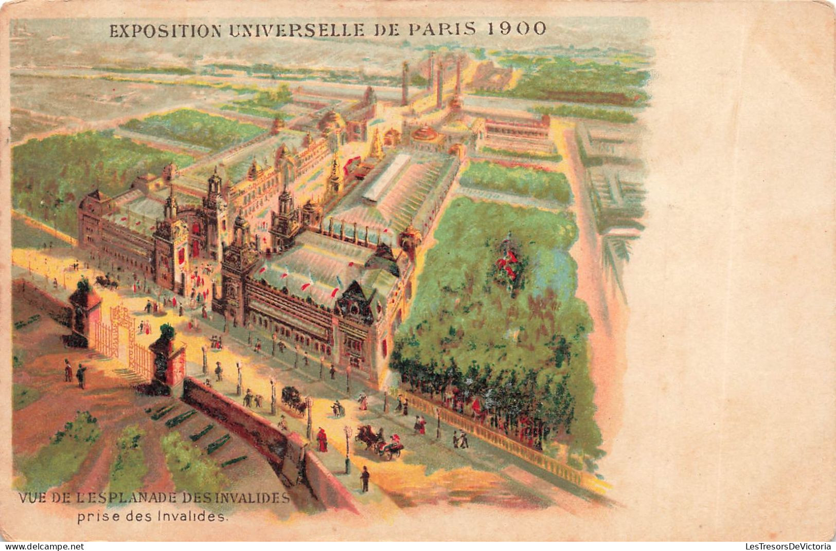 FRANCE - Paris - Exposition Universelle 1900 - Vue De L'esplanade Des Invalides - Carte Postale Ancienne - Expositions