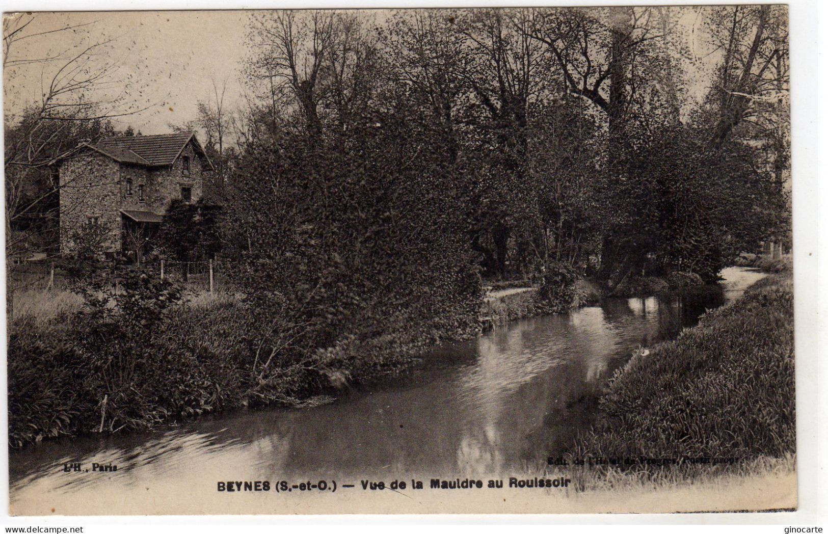 Beynes Vue De La Mauldre Au Rouissoir - Beynes