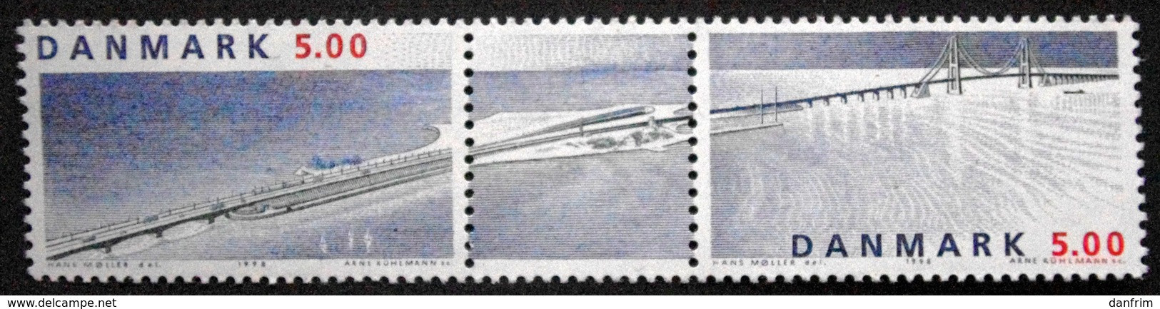 Denmark 1998 MiNr.1180   MNH (**)  Nauguration Of The Great Belt Motorway Bridge - 28 May 1998 ( Lot C 3370 ) - Neufs