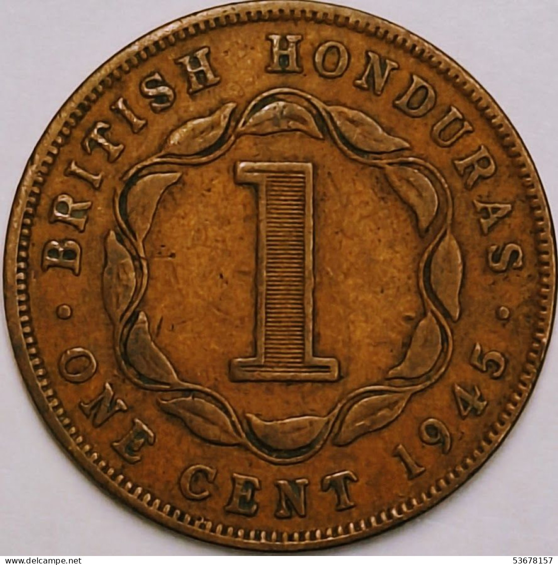 British Honduras - Cent 1945, KM# 21 (#3275) - Sonstige – Amerika