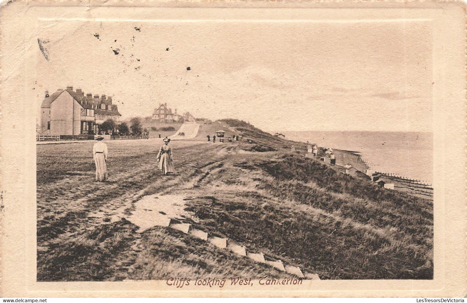 ROYAUME-UNI - Angleterre - Tankerton - Cliffs Looking West - Carte Postale Ancienne - Autres & Non Classés