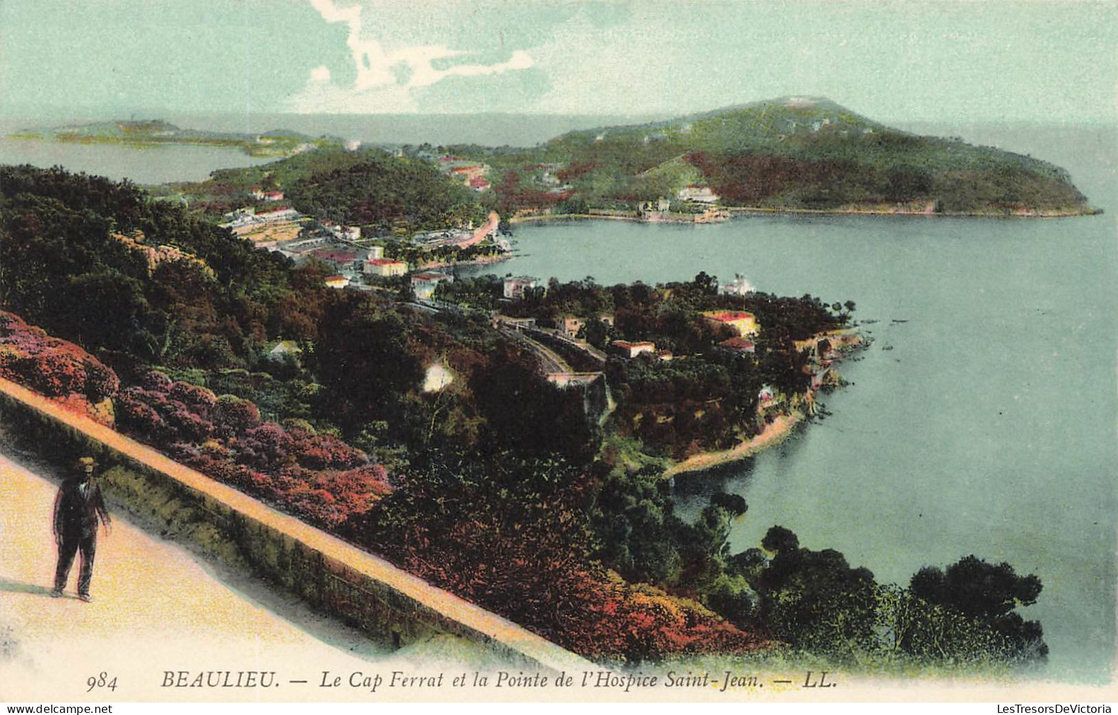 FRANCE - Beaulieu - Le Cap Ferrat Et La Pointe De L'Hospice Saint Jean - LL - Carte Postale Ancienne - Beaulieu-sur-Mer