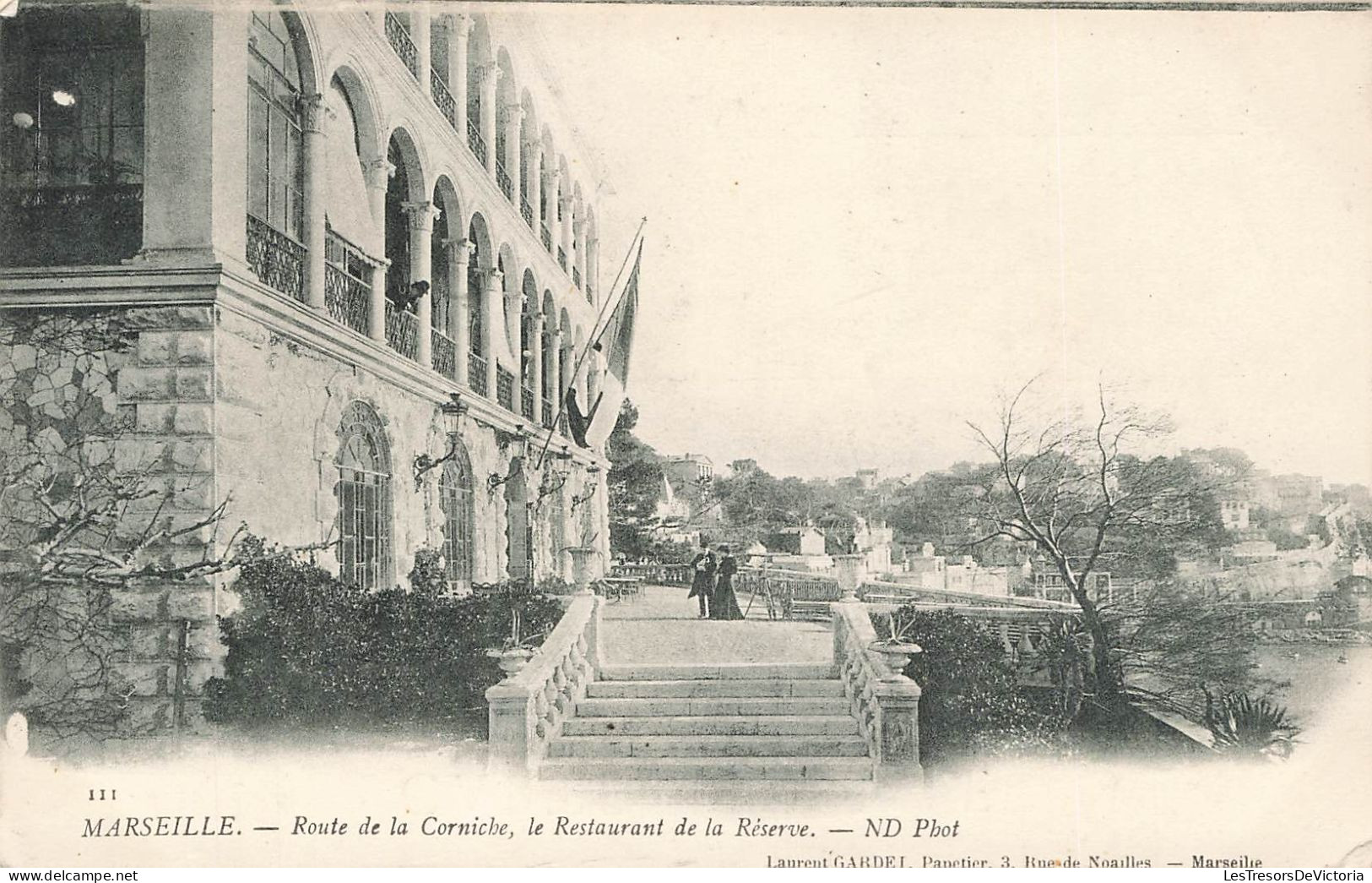 FRANCE - Marseille - Route De La Corniche, Le Restaurant De La Réserve - ND Phot - Carte Postale Ancienne - Endoume, Roucas, Corniche, Playas