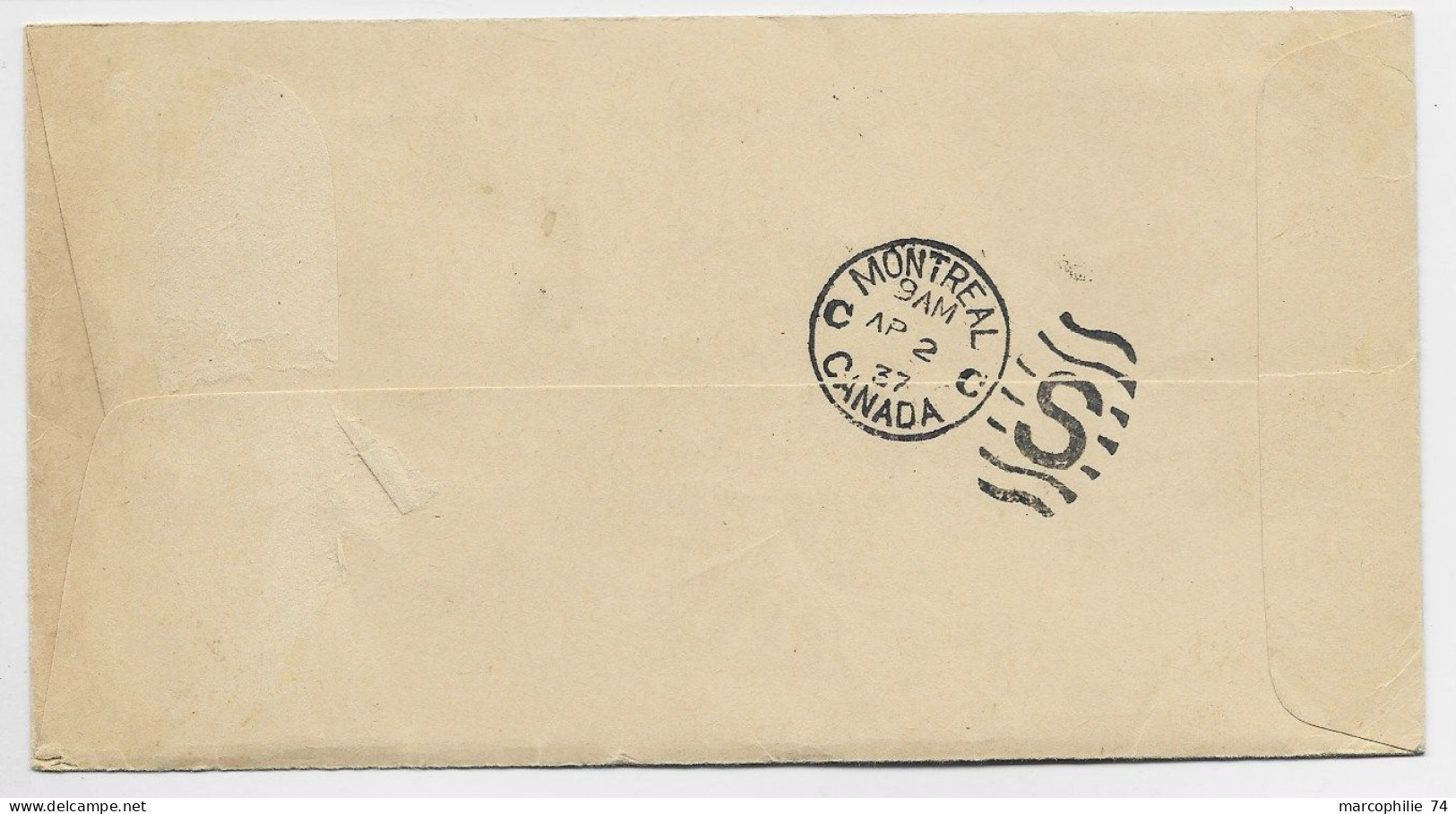CANADA 1C+2C+3C LETTRE COVER AIR MAIL OTTAWA AP 1 1937 TO USA ETATS UNIS FDC KING GEORGE VI - Lettres & Documents