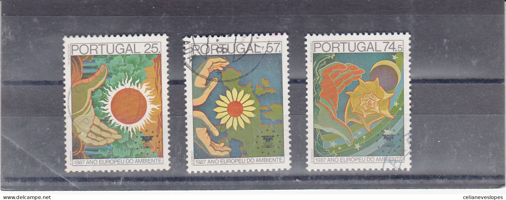 Portugal, Ano Europeu Do Ambiente, 1987, Mundifil Nº 1795 A 1797 Used - Used Stamps