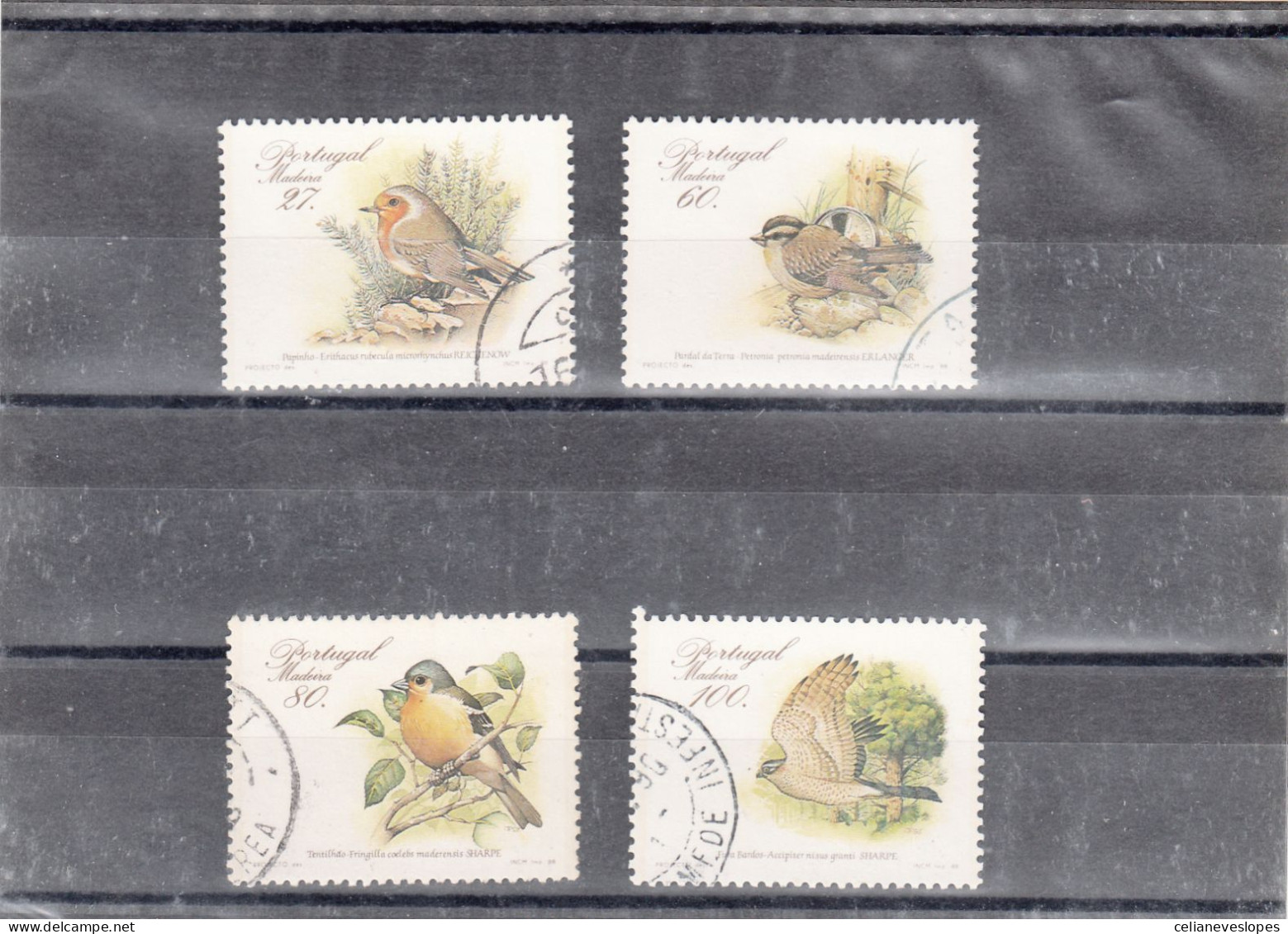 Portugal, Aves Da Madeira, 1988, Mundifil Nº 1843 A 1846 Used - Gebraucht