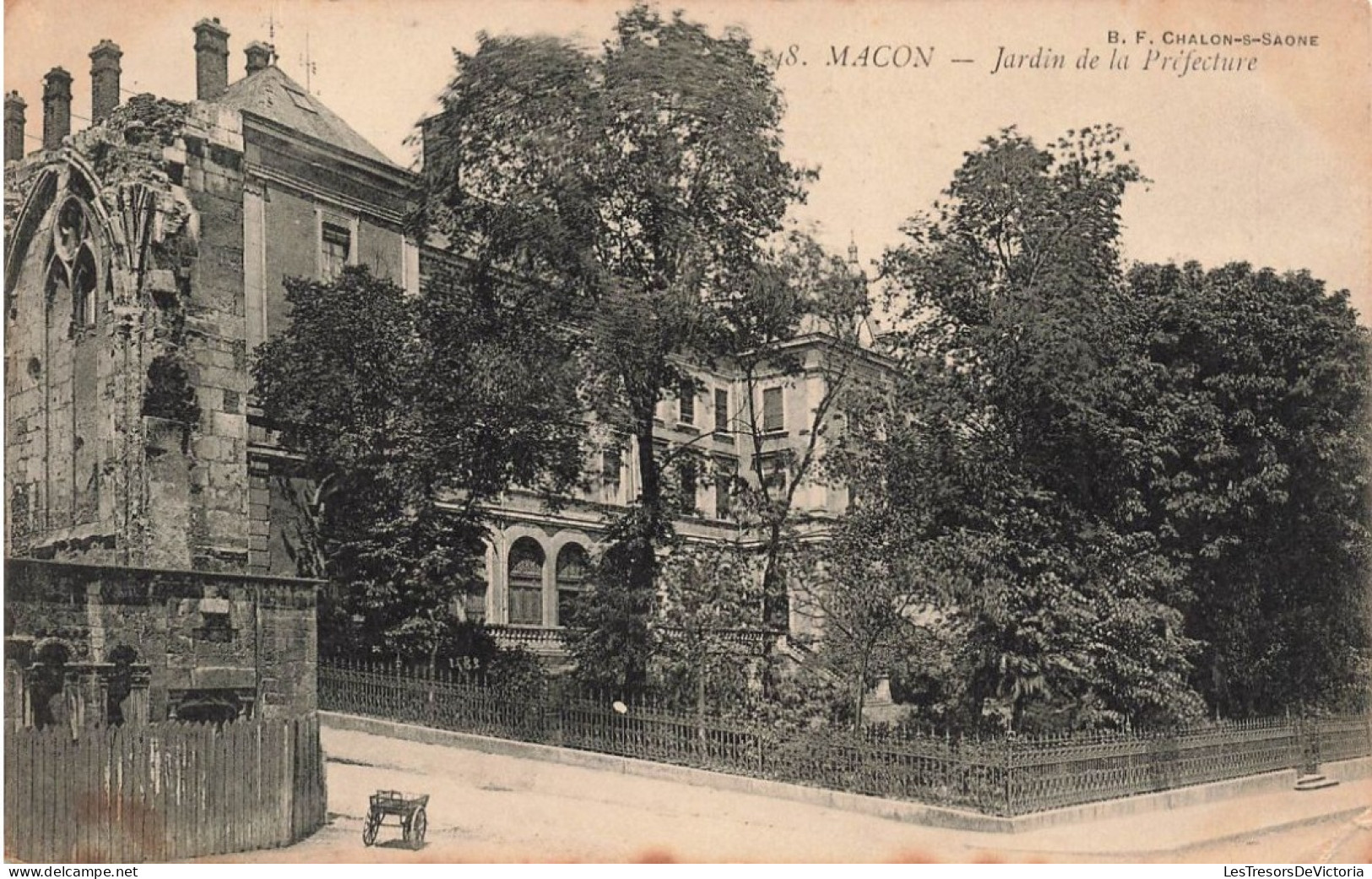FRANCE - Macon -Jardin De La Préfecture - BF Chalon S Saone - Carte Postale Ancienne - Macon