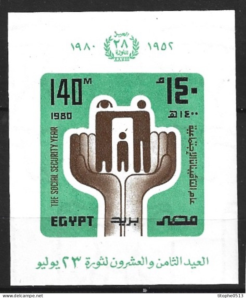 EGYPTE. BF 38 De 1980. Révolution. - Hojas Y Bloques