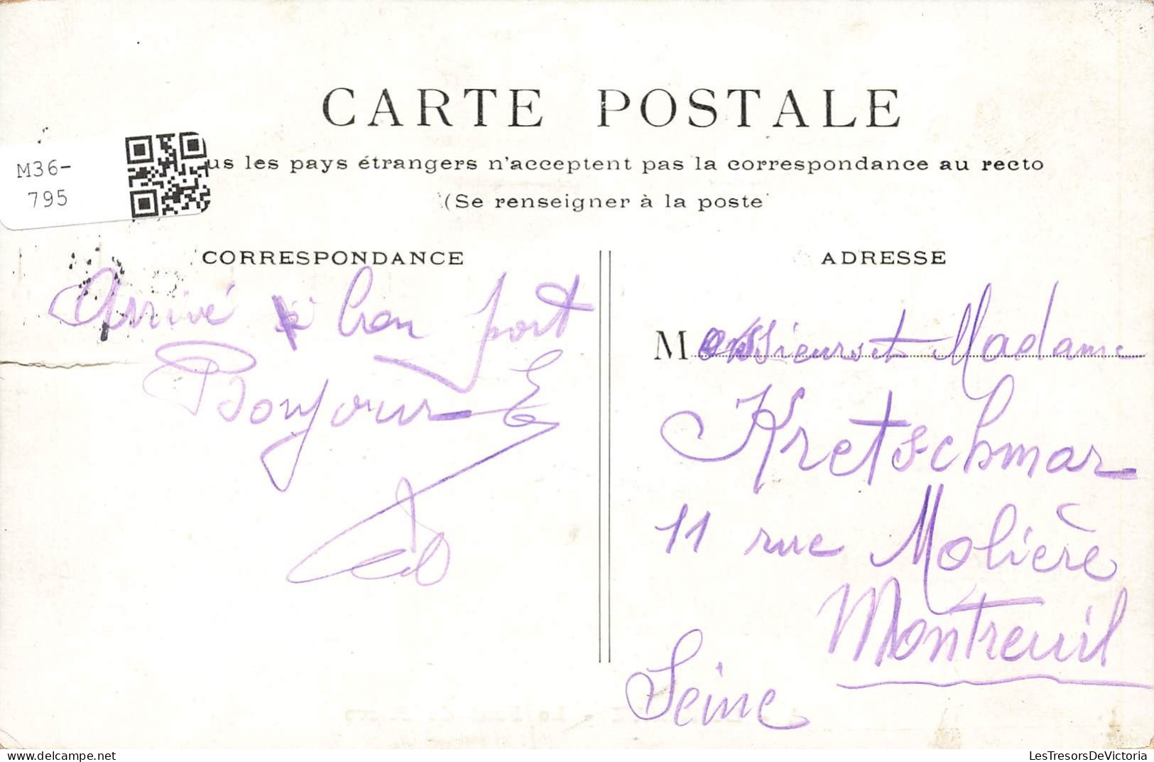 FRANCE - Bordeaux - Vue Générale Du Pont De Pierre - Colorisé - Carte Postale Ancienne - Bordeaux
