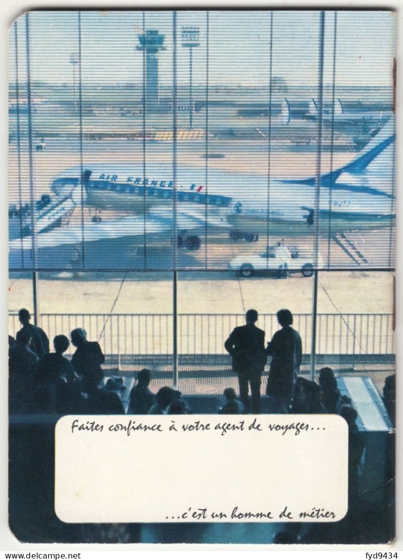 Horaire De Poche N° 76 - Air France - Du 1er Septembre Au 31 Octobre 1964 - Zeitpläne