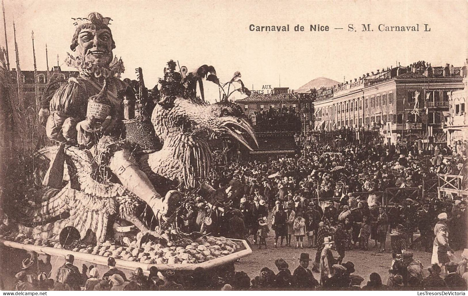 FRANCE - Nice - Carnaval De Nice - S. M. Carnaval L - Animé - Carte Postale Ancienne - Karneval