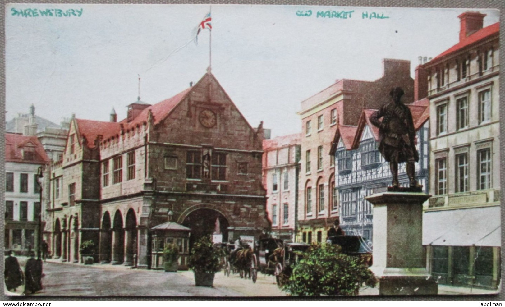 ENGLAND UK UNITED KINGDOM SHREWSBURY SHROPSHIRE MARKET HALL POSTKARTE POSTCARD ANSICHTSKARTE CARTOLINA CARTE POSTALE - Verzamelingen & Kavels