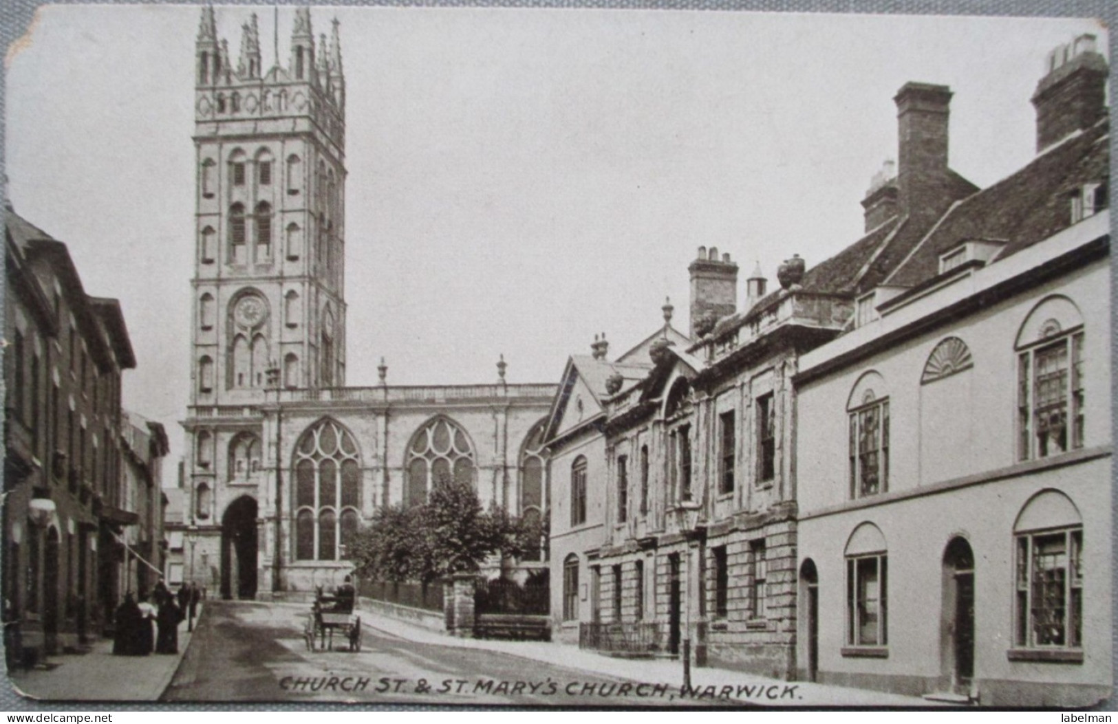 ENGLAND UK UNITED KINGDOM WARWICK SAINT MARY CHURCH KARTE CARD POSTKARTE POSTCARD ANSICHTSKARTE CARTOLINA CARTE POSTALE - Collections & Lots