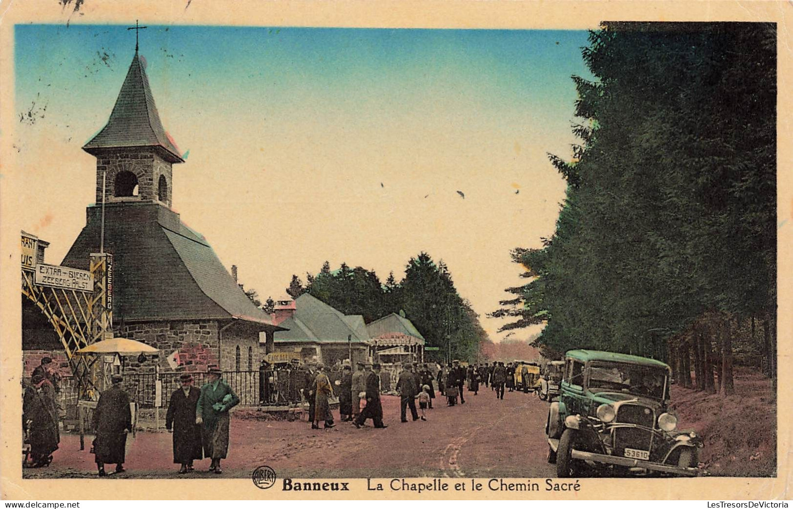 BELGIQUE - Banneux - La Chapelle Et Le Chemin Sacré - Carte Postale Ancienne - Liege