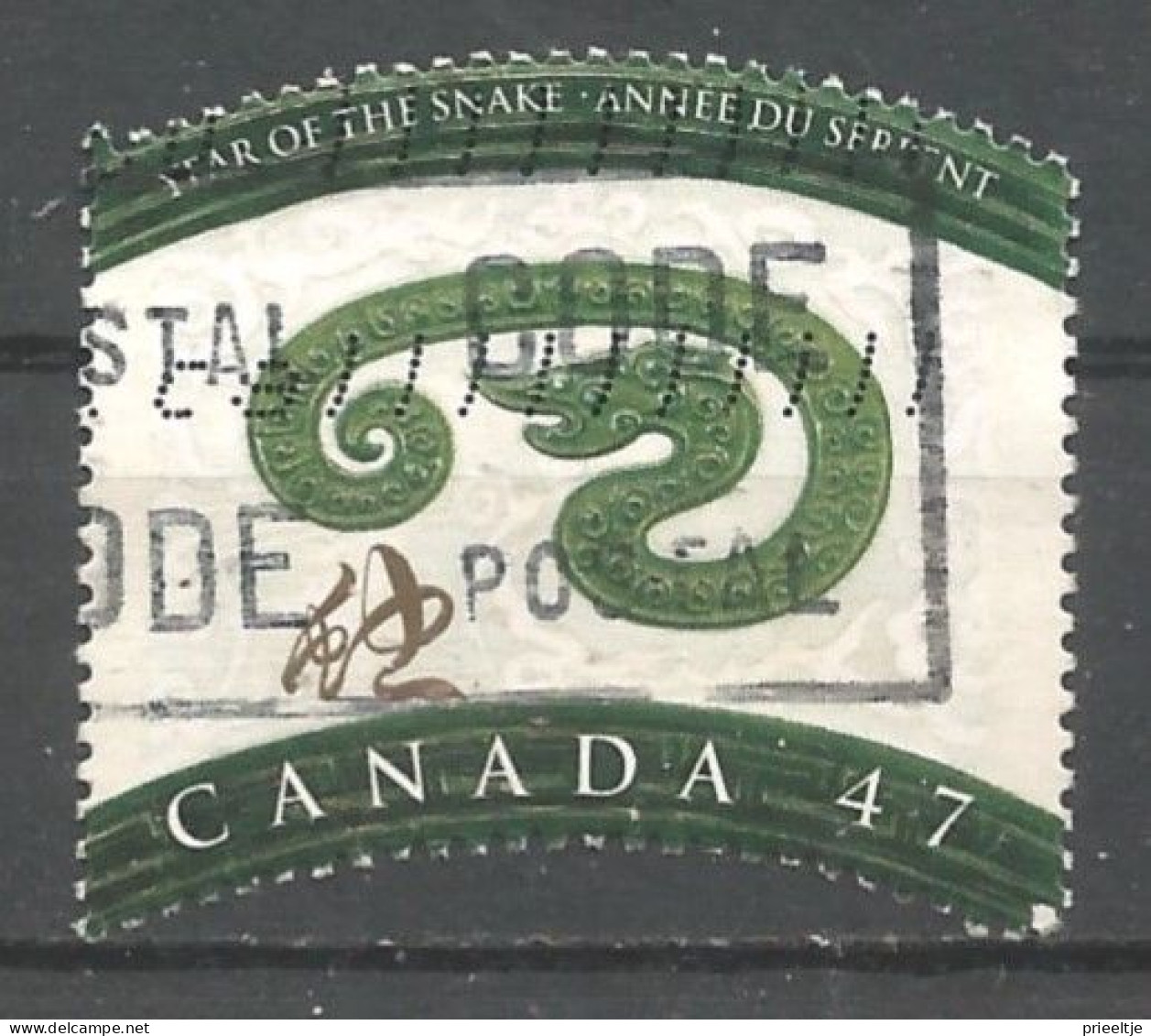 Canada 2001 Year Of The Snake Y.T. 1838 (0) - Oblitérés