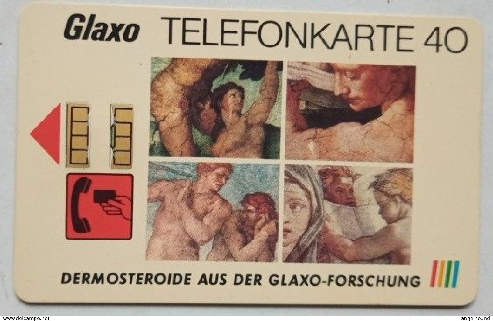 Germany 40 Units  K 62 A 04.90  3000 Mintage - Glaxo 4 GmbH - Dermosteroide 1 - K-Reeksen : Reeks Klanten