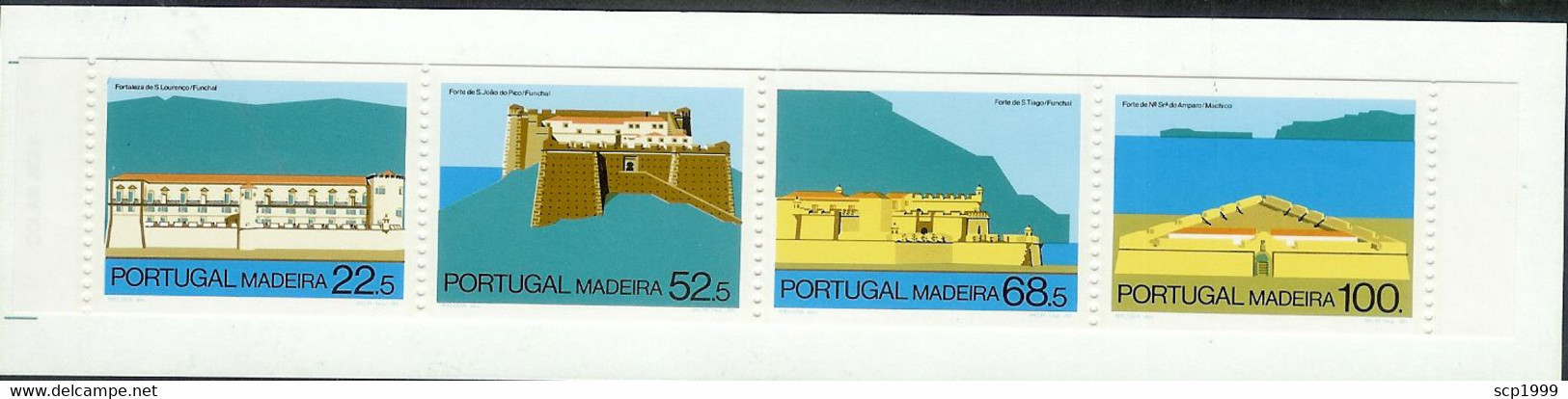 Portugal 1986 - Madeira Fortresses Booklet MNH - Markenheftchen