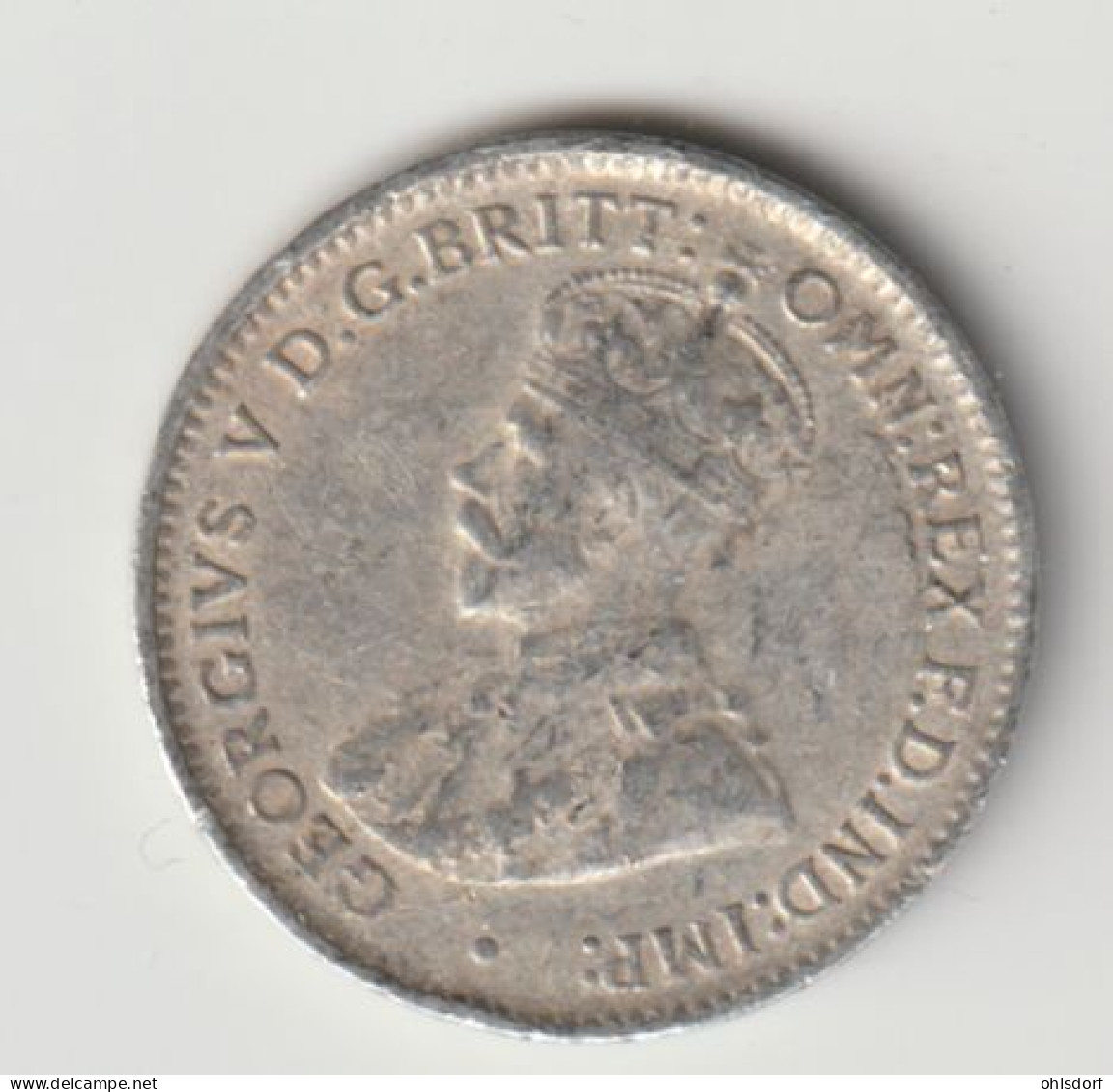 AUSTRALIA 1921: 3 Pence, Silver, KM 24 - Threepence