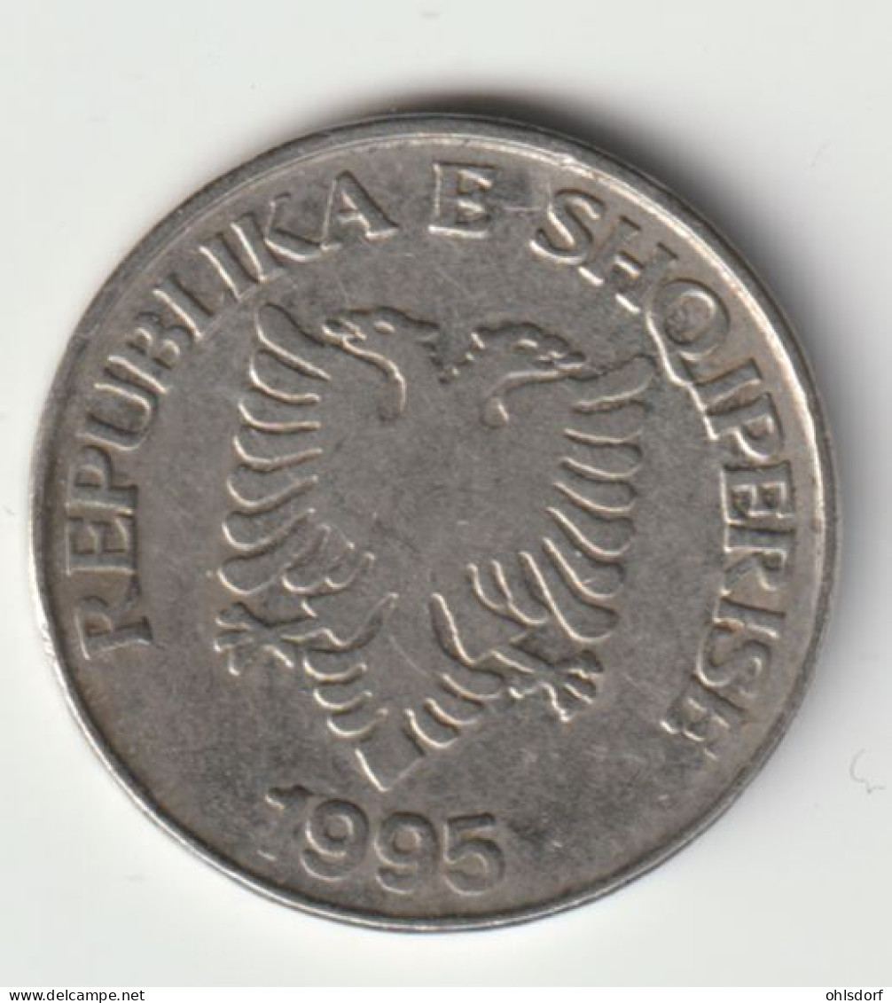 ALBANIA 1995: 5 Leke, KM 76 - Albanië