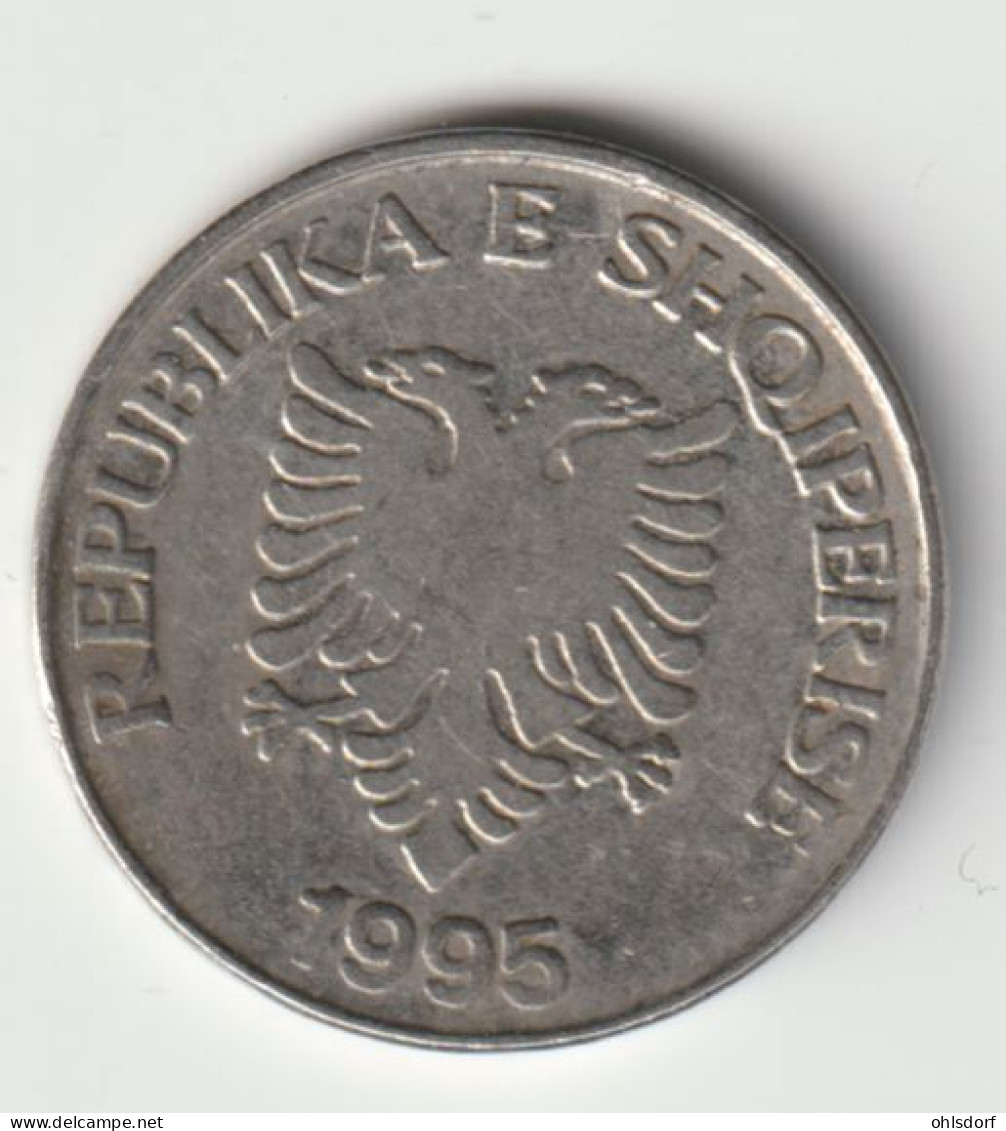 ALBANIA 1995: 5 Leke, KM 76 - Albania