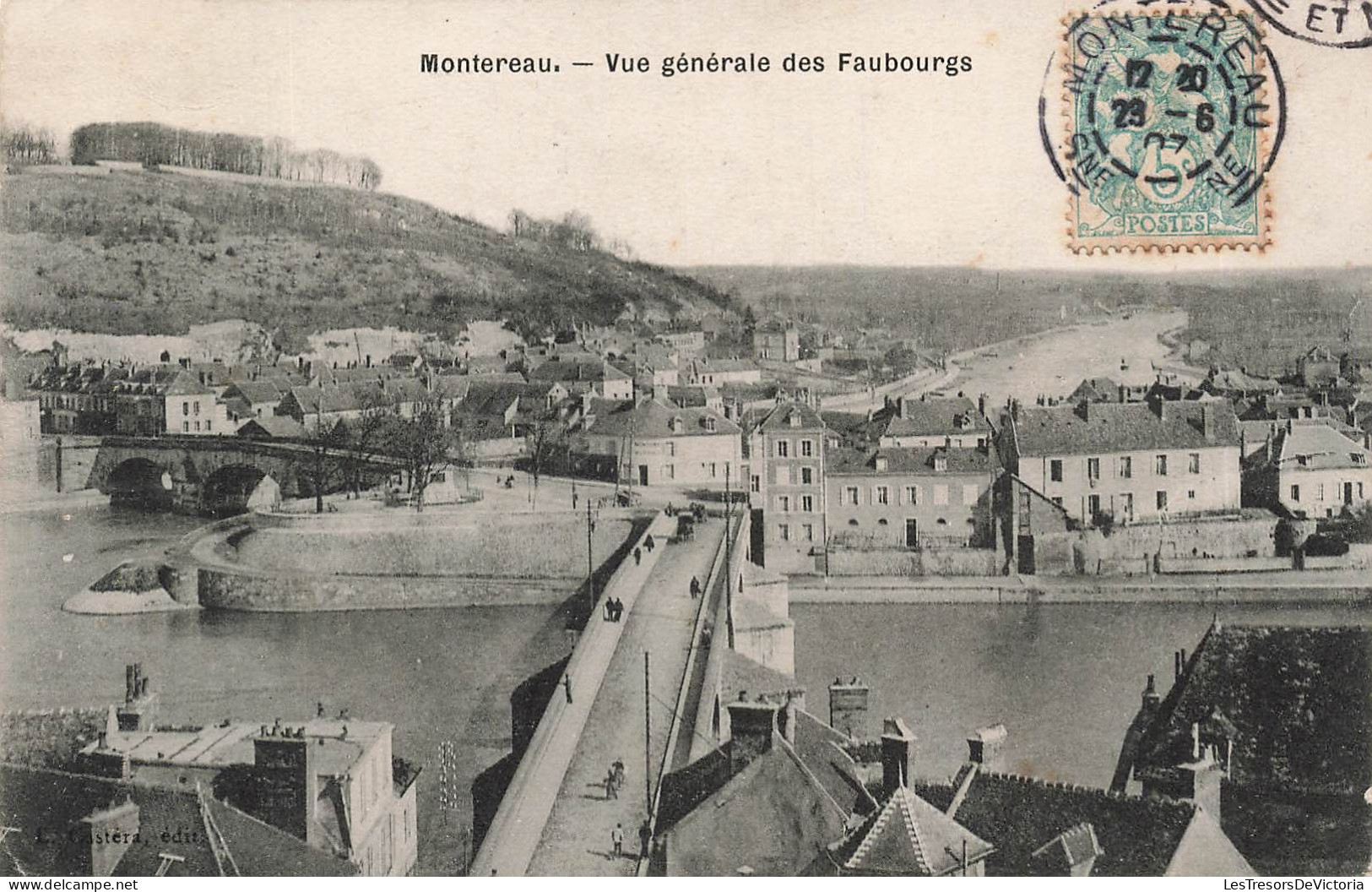 FRANCE - Montereau - Vue Générale Des Faubourgs - Carte Postale Ancienne - Montereau