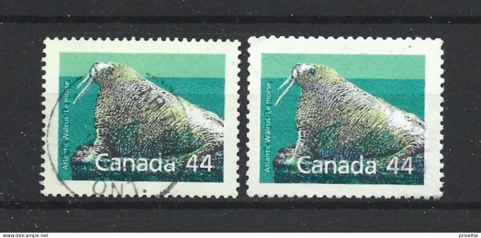 Canada 1989 Atlantic Walrus Y.T. 1080/1080a (0) - Usados