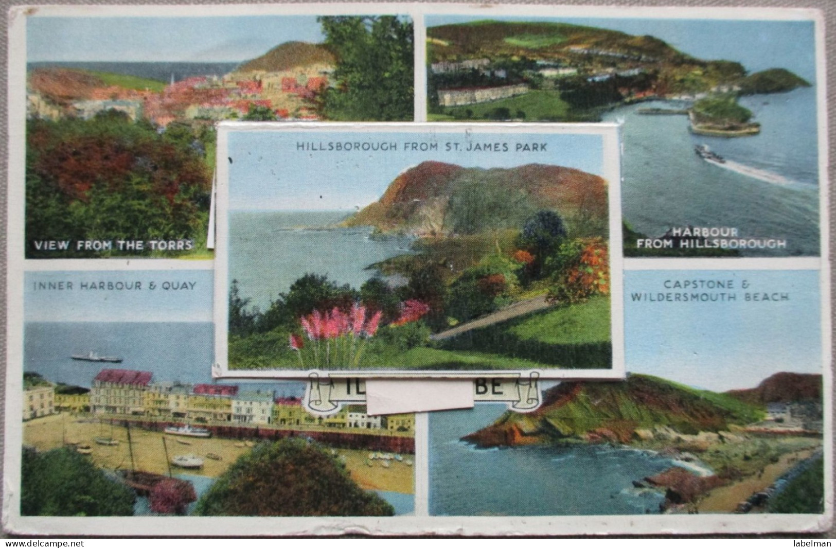 ENGLAND UK UNITED KINGDOM DEVON ILFRACOMBE SOUVENIR BOOKLET POSTKARTE POSTCARD ANSICHTSKARTE CARTOLINA CARTE POSTALE - Sammlungen & Sammellose