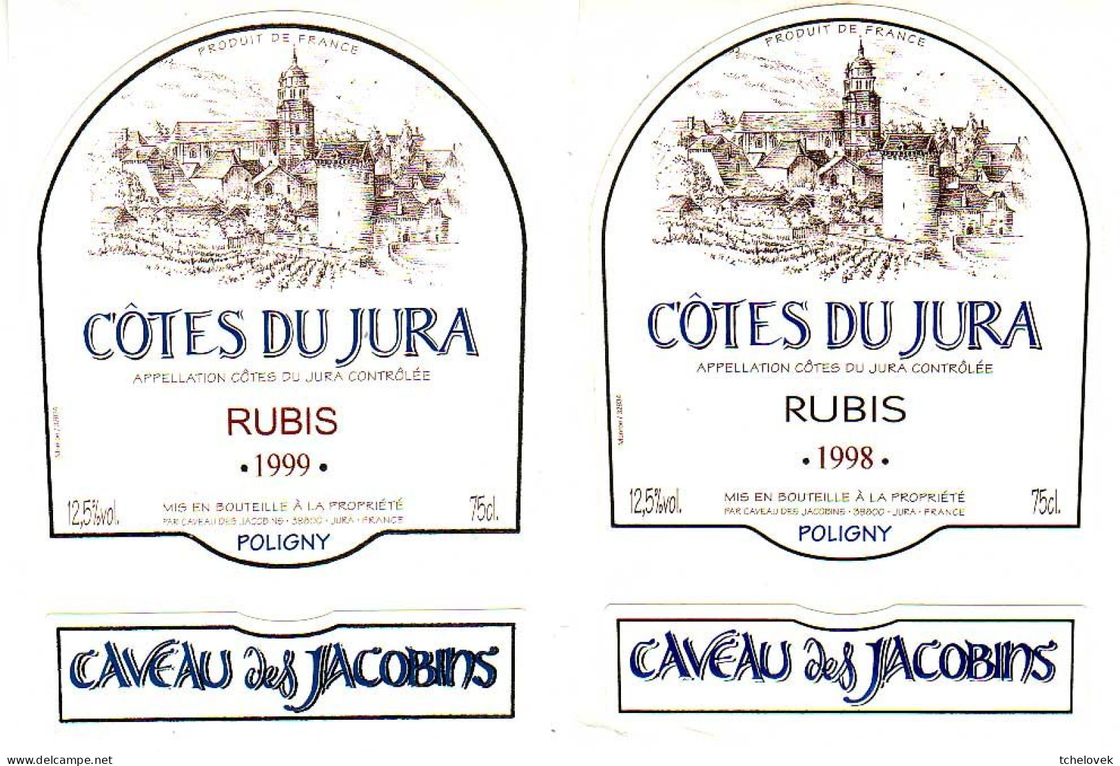 (Divers). Vin. Lot De 17 étiquettes. Jura Corse - Lots & Sammlungen