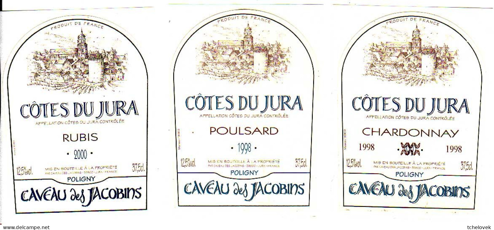 (Divers). Vin. Lot De 17 étiquettes. Jura Corse - Collezioni & Lotti