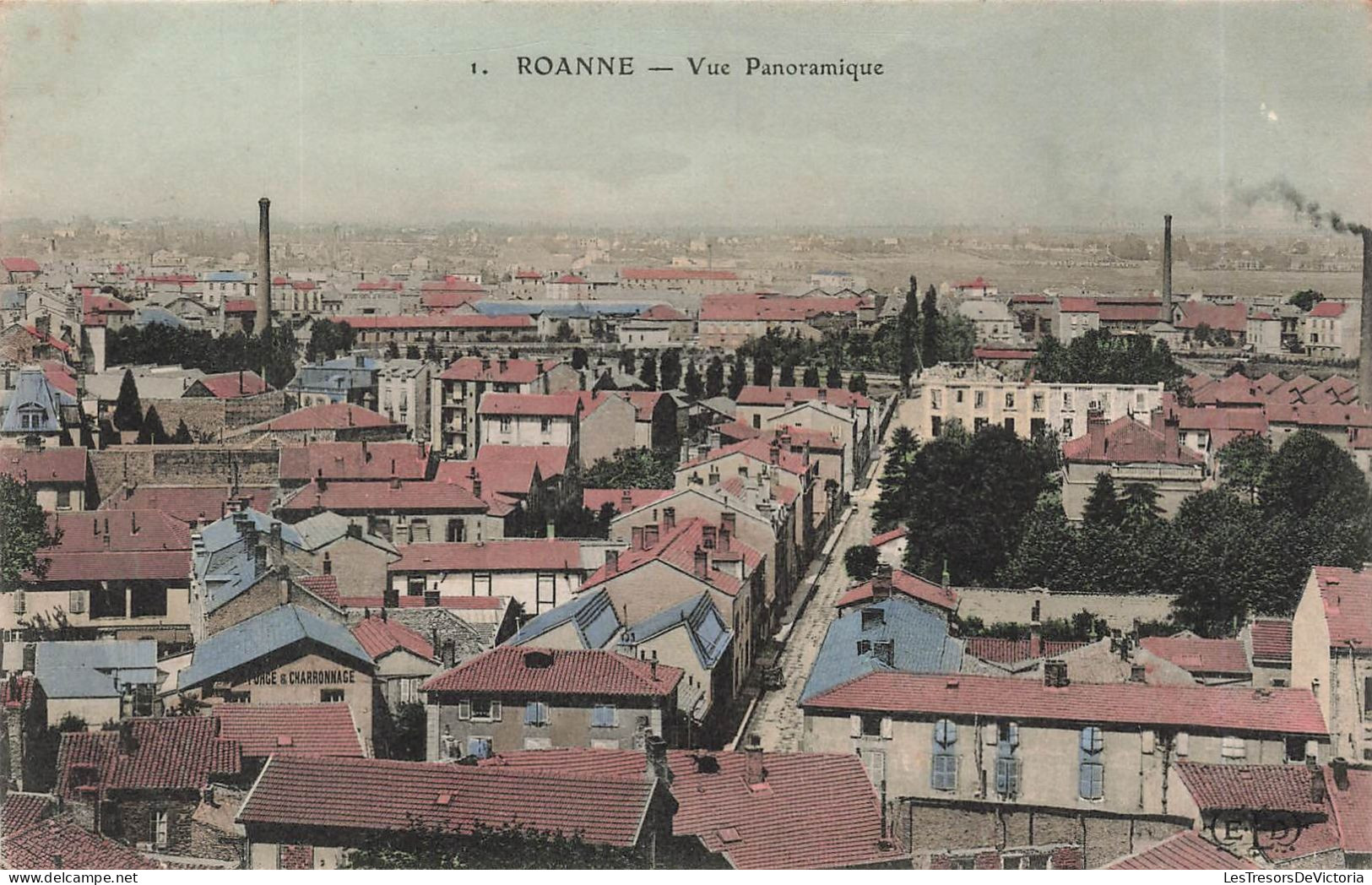 FRANCE - Roanne - Vue Panoramique - Carte Postale Ancienne - Roanne