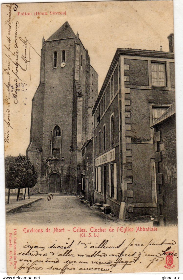 Celles Sur Belle Clocher De L'eglise - Celles-sur-Belle