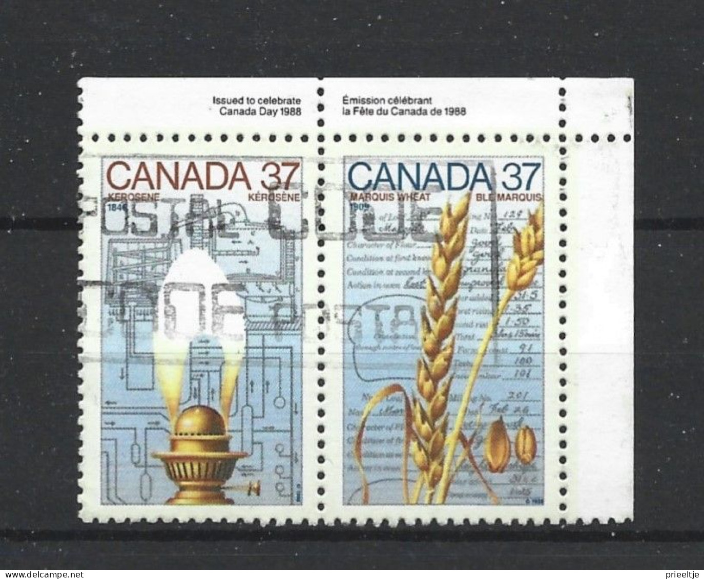 Canada 1988 Science & Technology Pair Y.T. 1048/1049 (0) - Gebruikt