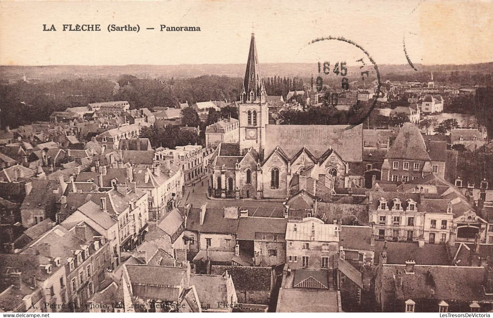 FRANCE - La Flèche (Sarthe) - Panorama - Carte Postale Ancienne - La Fleche