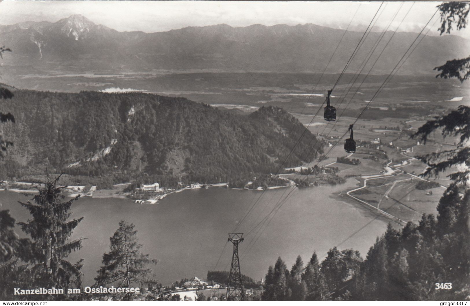 E2917) KANZELBAHN Am OSSIACHERSEE - Seilbahn U. Weitblick ALT! - Ossiachersee-Orte