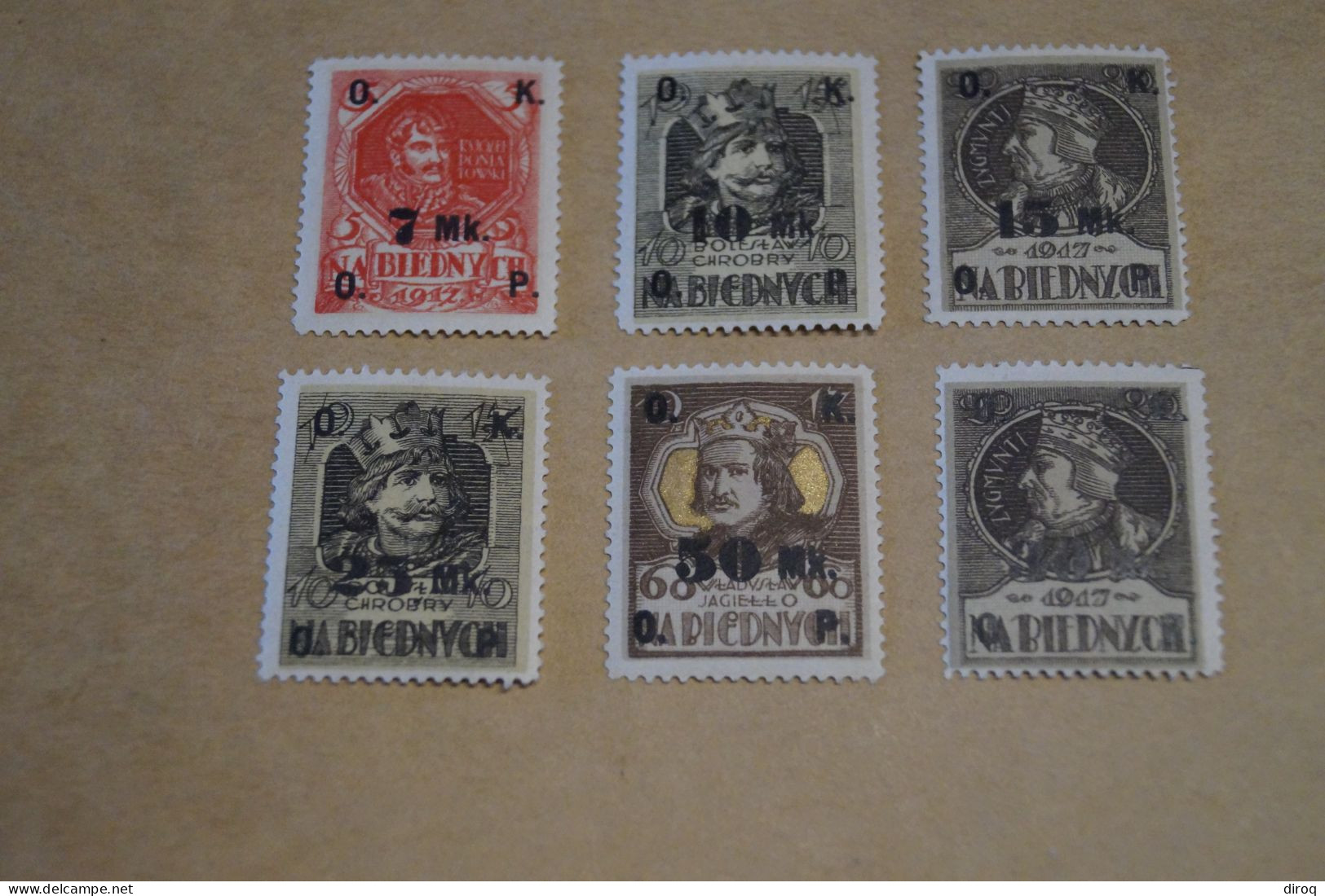 Belle Série De 6 Timbres Neuf Avec Traces De Charnière,Lituanie - Lituanie