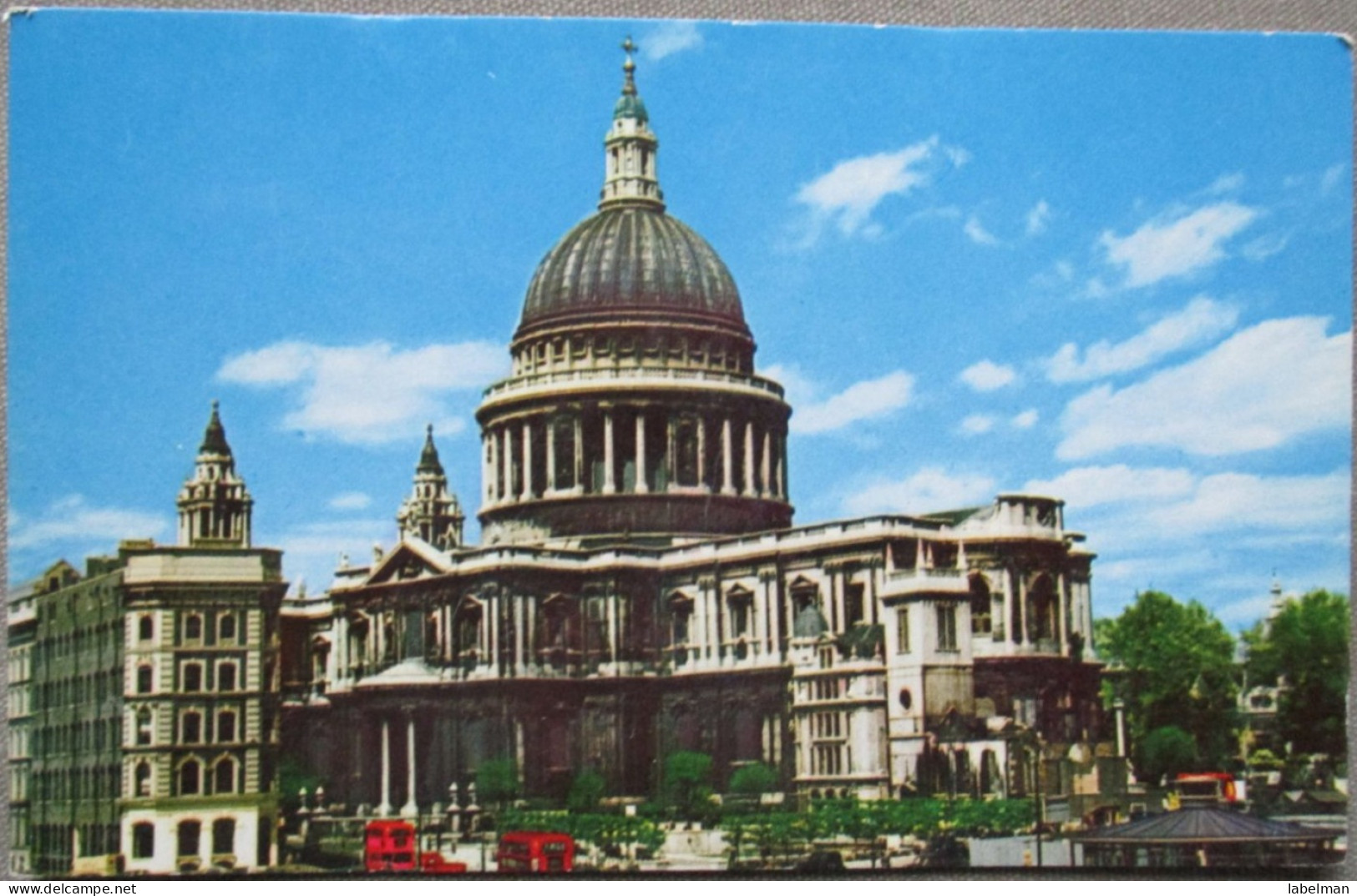 ENGLAND UK UNITED KINGDOM LONDON SAINT PAUL CATHEDRAL CARD POSTKARTE POSTCARD ANSICHTSKARTE CARTOLINA CARTE POSTALE - Collections & Lots